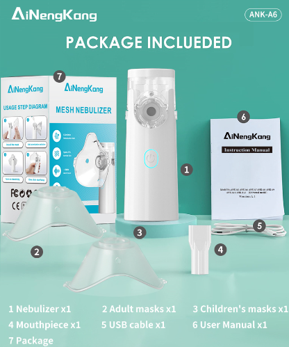 Portable Nebulizer Handheld Asthma Inhaler Device (Copy)