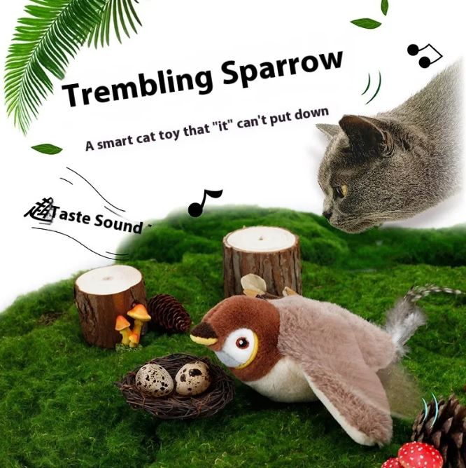 Flapping Bird Cat  Toy (Copy)