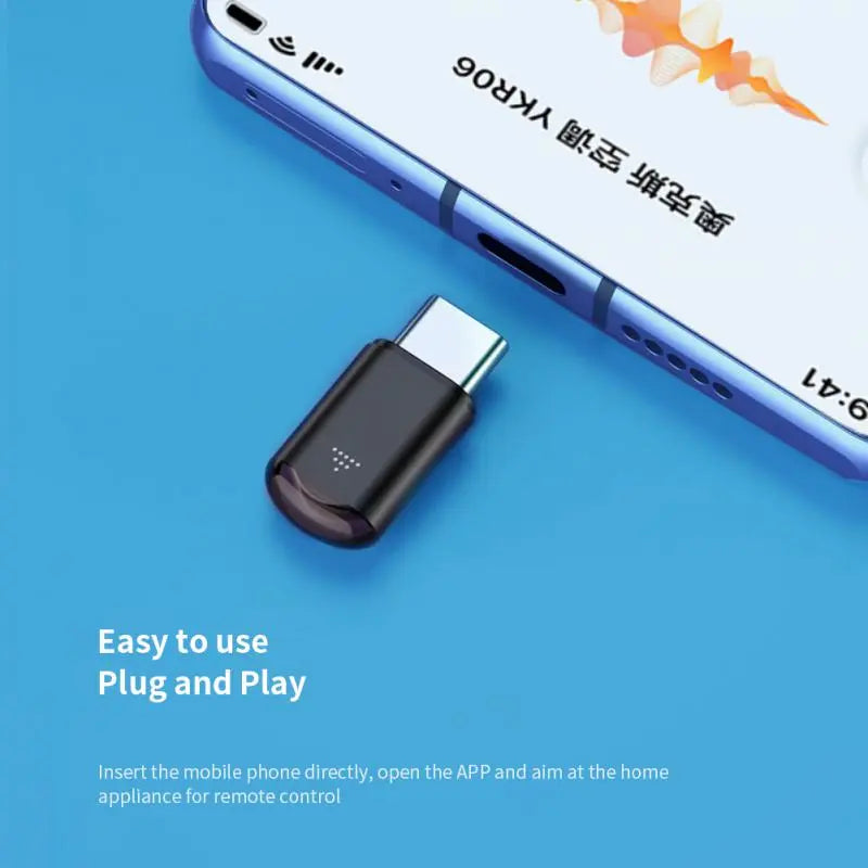 ype-C Micro USB Smart IR Remote Control Phone APP Mini Adapter (Copy)
