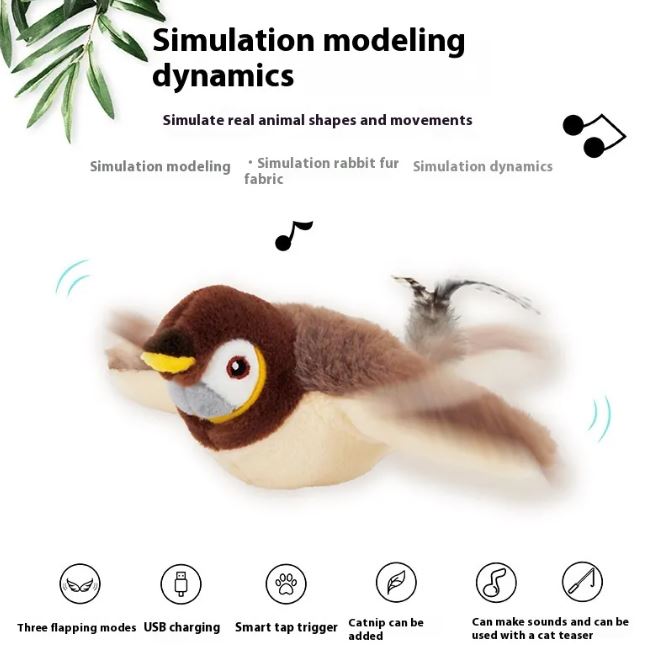 Flapping Bird Cat  Toy (Copy)
