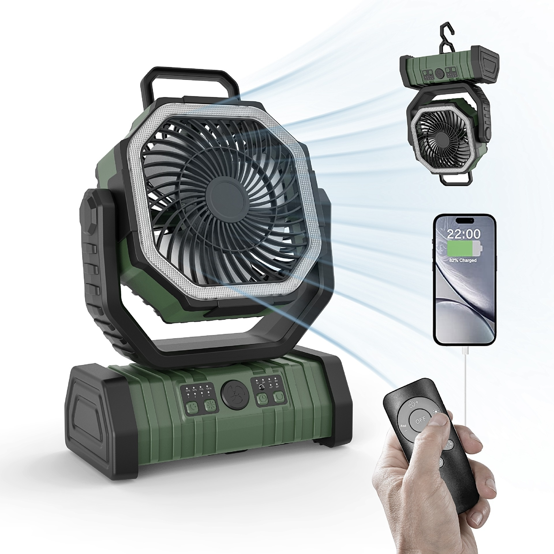 Outdoor Household Power Bank LED Light Camping Fan (Copy) (Copy) (Copy)